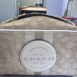 Coach makeup/cosmetic bag